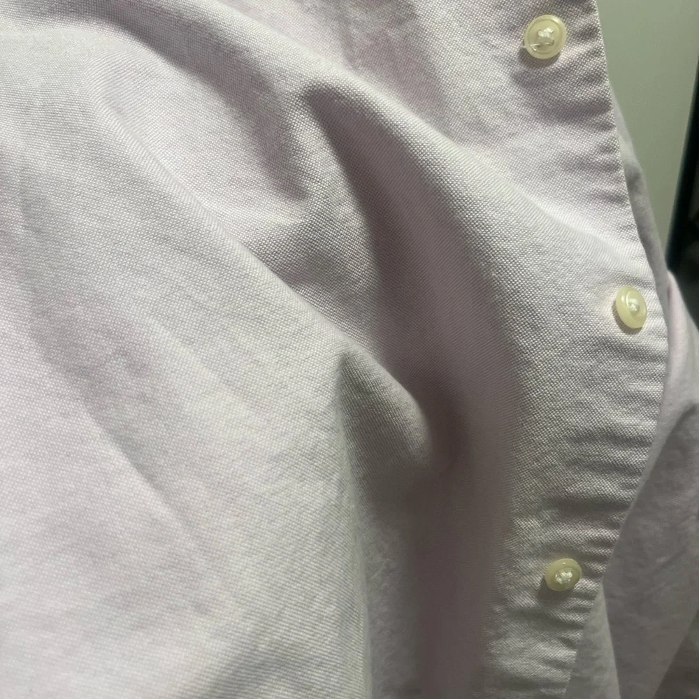 Boys slim fit size 6 light pink 100% cotton polo Ralph Lauren sport Oxford shirt